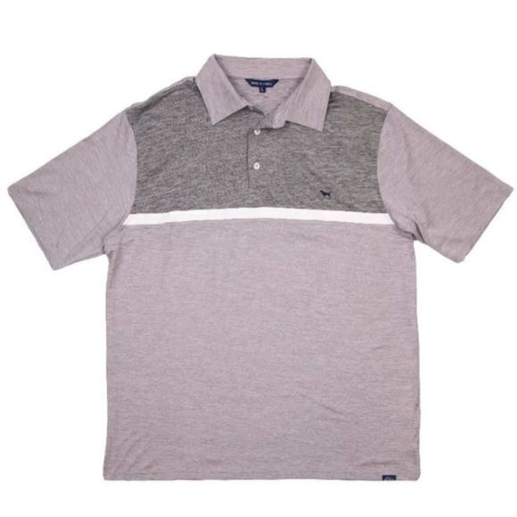 NWT Simply Southern Men's Performance Colorblock Polo Shirt Grey Size XL‎ - Picture 2 of 7